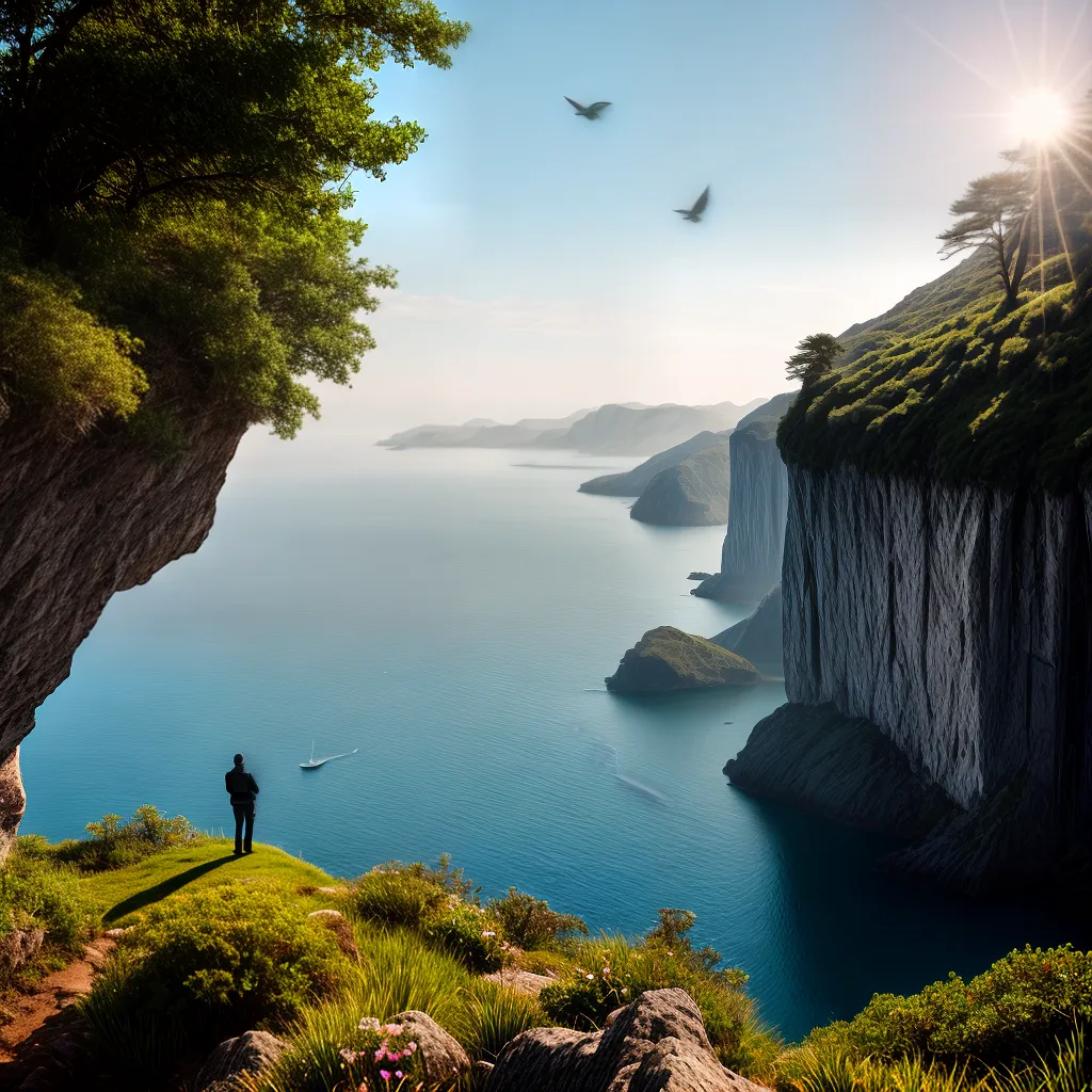 Pássaro nos sonhos: O que pode representar? 5 Fotos sonho passaros ceu aberto cliff