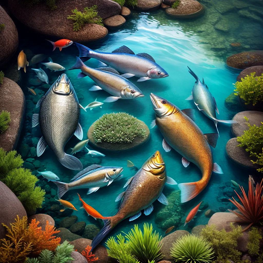 Fotos sonho peixes oceano colorido