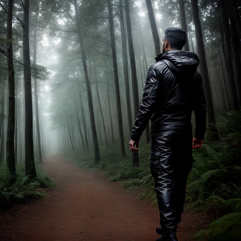 Fotos sonho perseguido floresta misterio