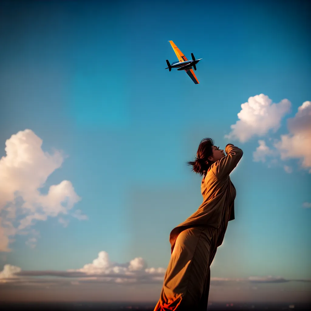 Fotos sonho pessoa nuvem aviao