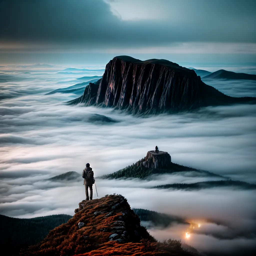 conhecimento e o significado dos sonhos 2 Fotos sonho pico nuvens paisagem