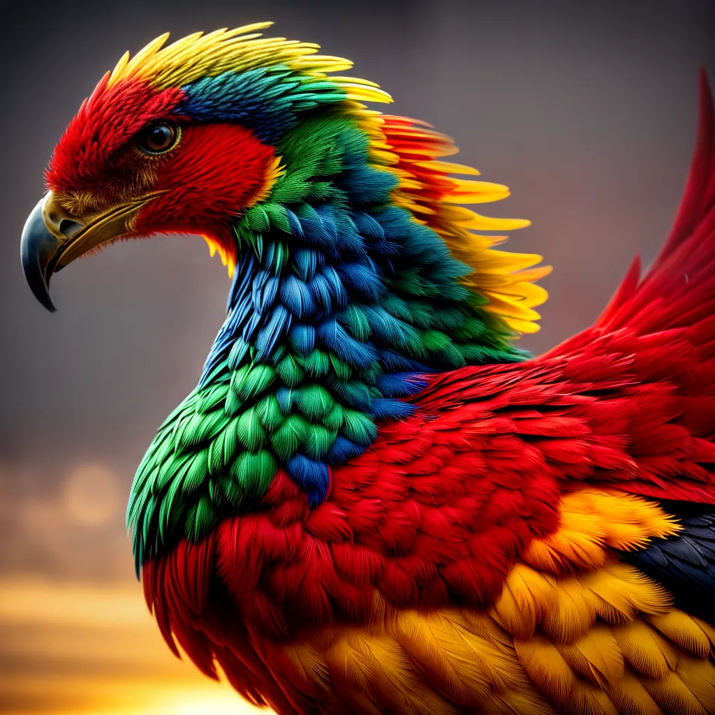 O significado de sonhar com uma ave vermelha e amarela 3 Fotos sonho pintura fenix cores fogo