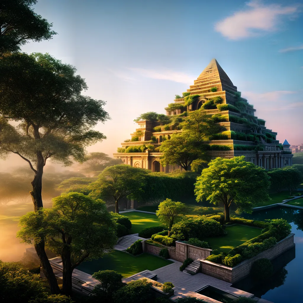 Fotos sonho piramide palacio jardim