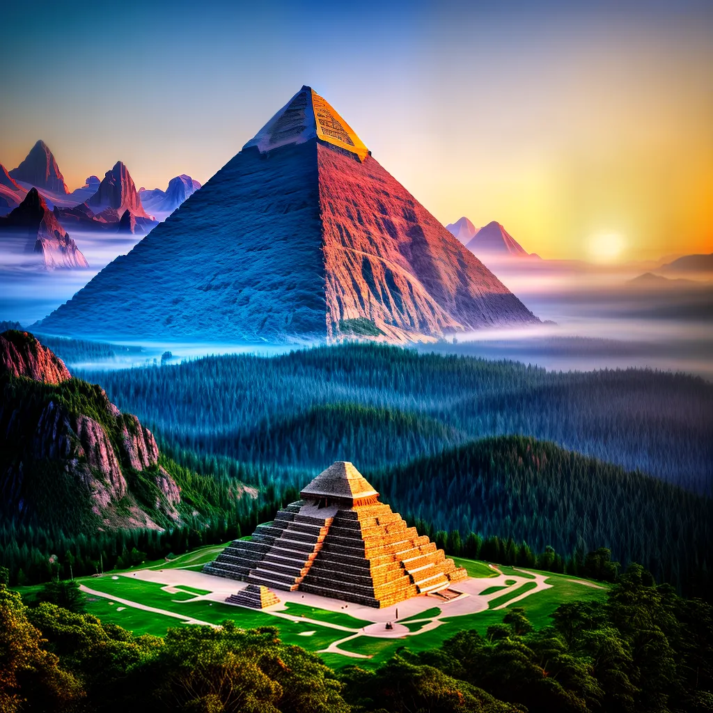 Fotos sonho piramide palacio misterio
