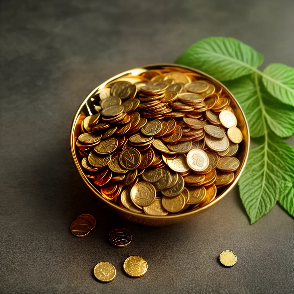 Significado de Sonhar com Dinheiro e Prosperidade? 2 Fotos sonho prosperidade moedas ouro planta
