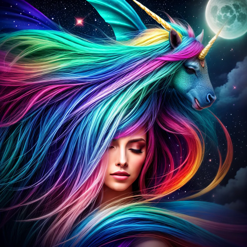 Fotos sonho quimeras unicornio dragao sereia