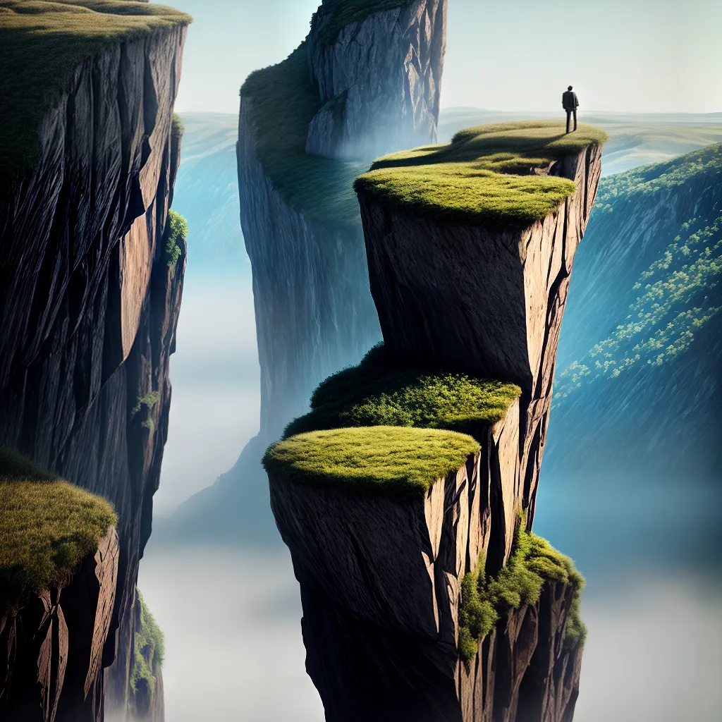 Fotos sonho recorrente abismo paisagem