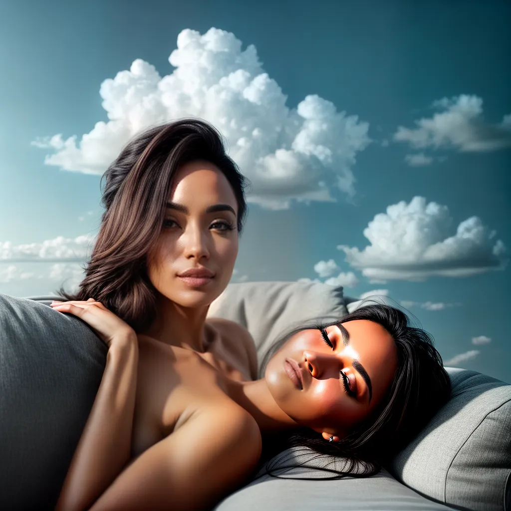 Fotos sonho sofa nuvens luz