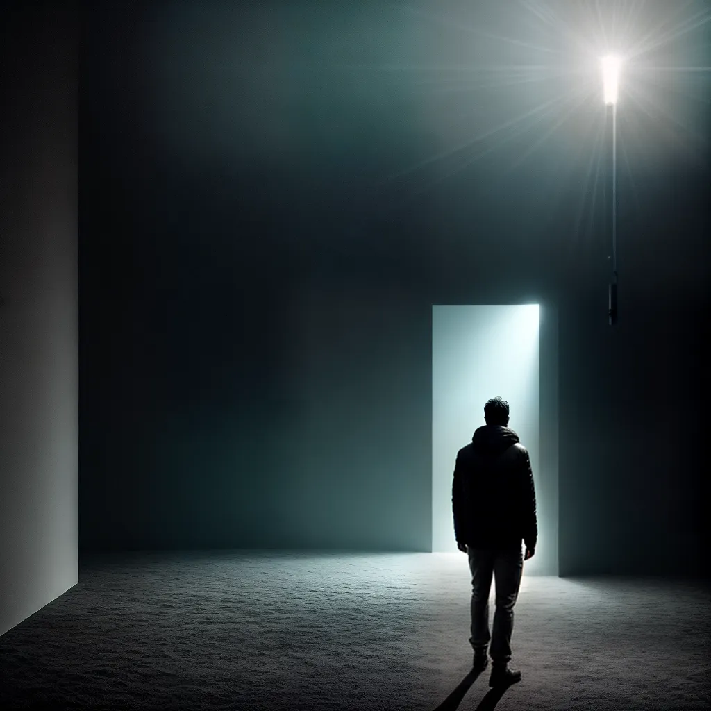 Medo do Escuro em Sonhos: Interpretando o Significado 4 Fotos sonho solidao sombra luz