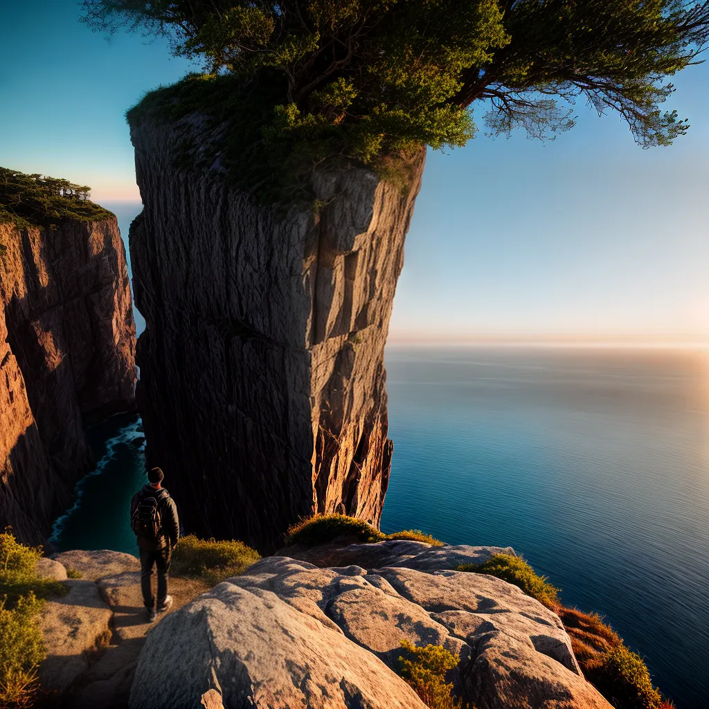 Solo em Sonhos: Entenda o que Significa 2 Fotos sonho solitario cliff por do sol