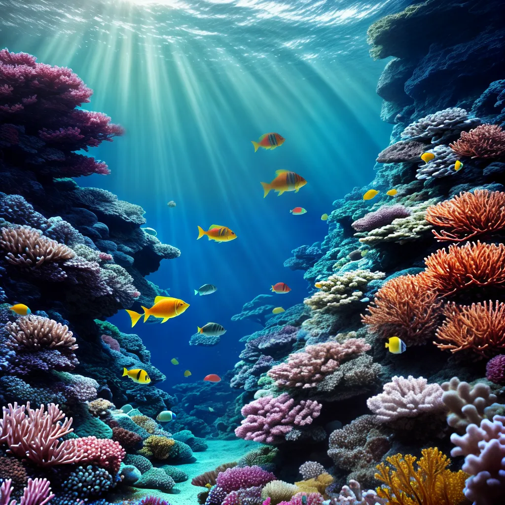 Fotos sonho subaquatico peixes coral intuicao