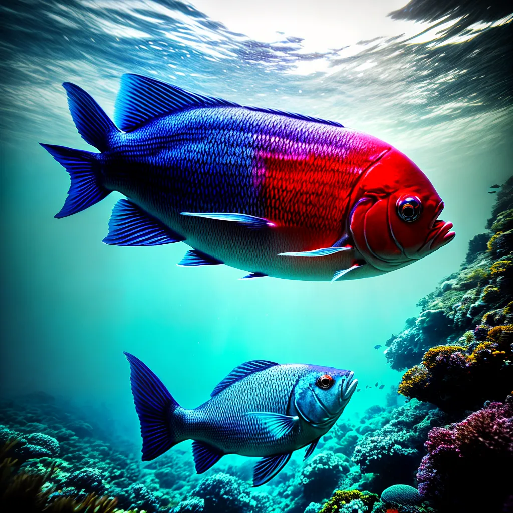 Fotos sonho subaquatico peixes cores