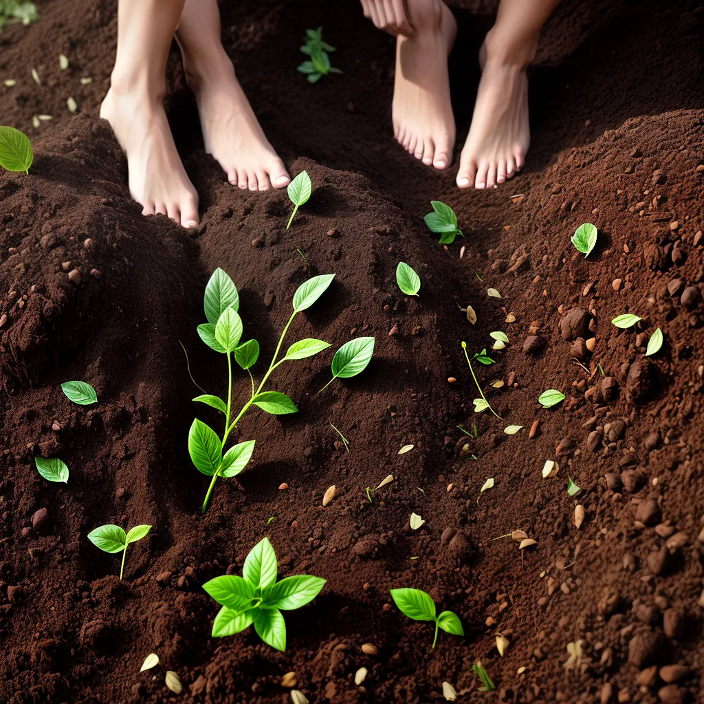 Fotos sonho terra composto nutricao