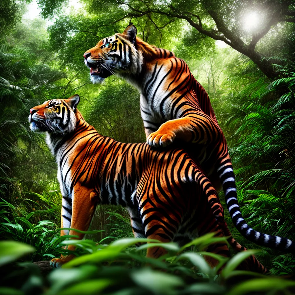 Desvendando a Jornada do Sonhador: Qual o Significado de Sonhar com Animais Selvagens 3 Fotos sonho tigre jungla poder