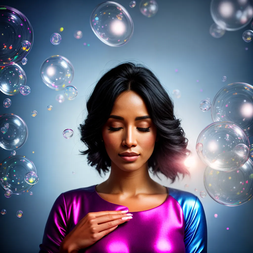O Idioma dos Sonhos: Como Interpretar Mensagens Oníricas 2 Fotos sonhos mulher bolhas coloridas