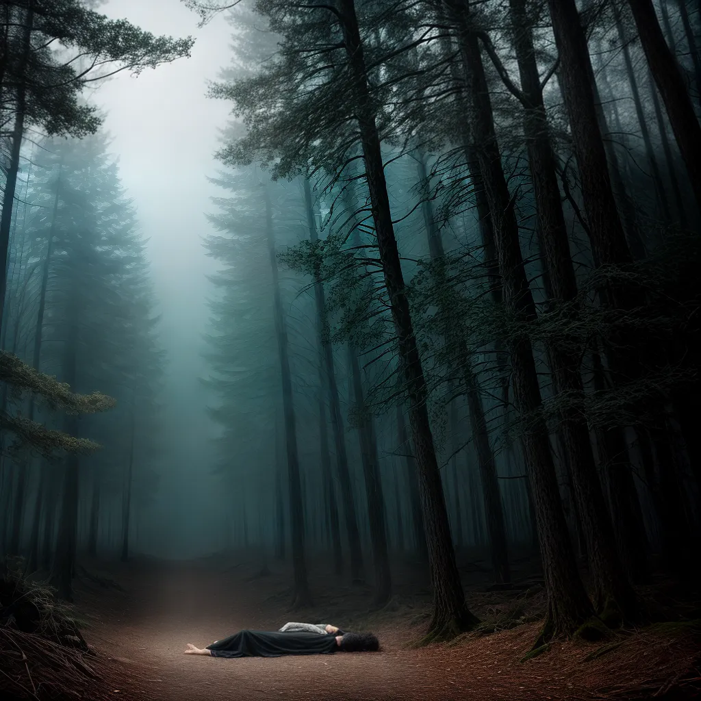 Fotos sonhos sombrios floresta obscuro