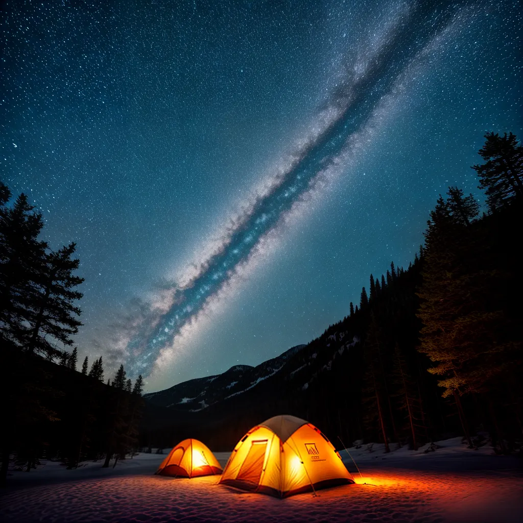 A conexão entre sonhos e aventuras ao ar livre: entenda o significado 2 Fotos sono barraca estrelas aventura natureza