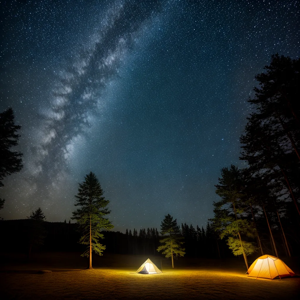 Dormindo sob as estrelas: a interpretação dos sonhos no mundo ao ar livre 3 Fotos sono barraca estrelas natureza paz