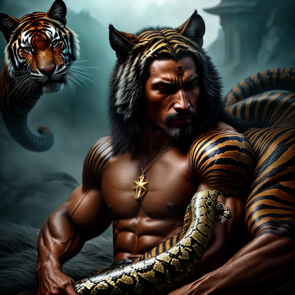 Fotos sono cobra tigre ansiedade