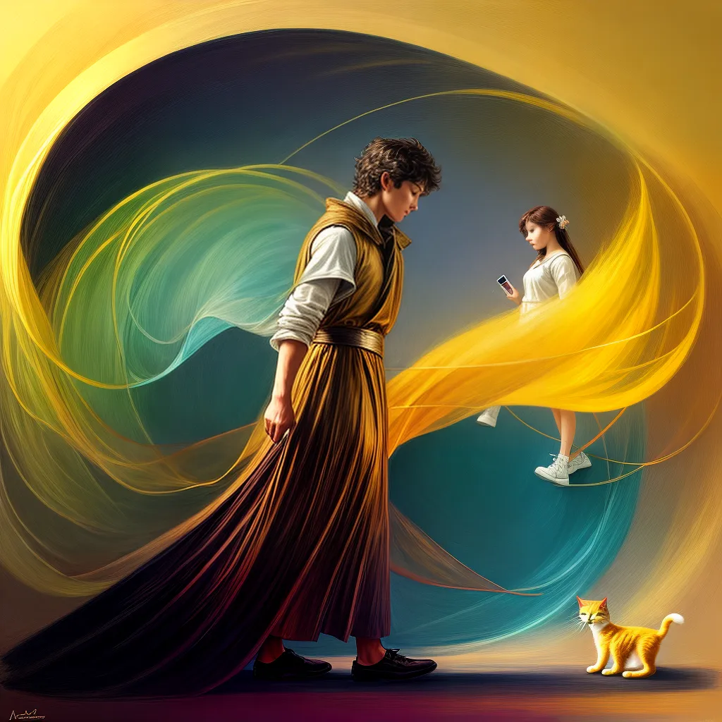 Fotos sono gato amarelo pensamento
