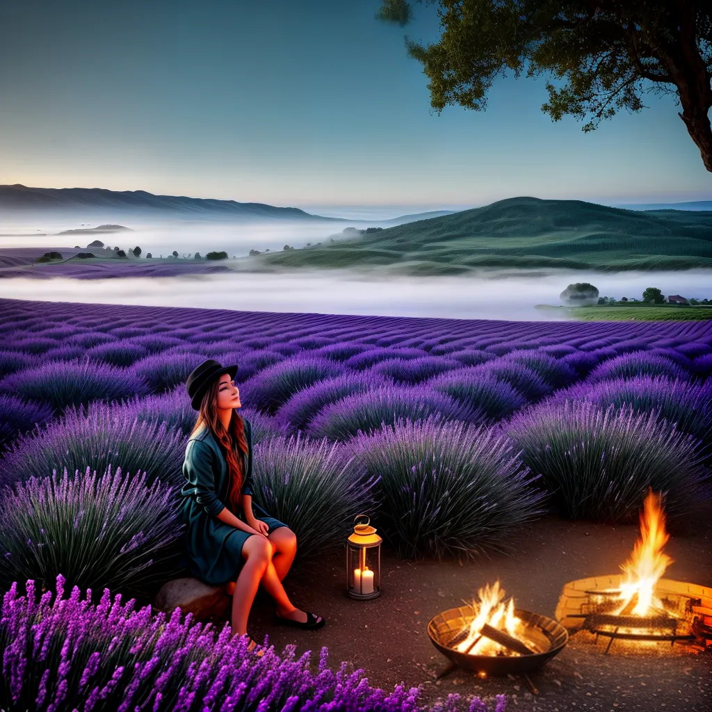 Fotos sono lavanda lagoa fogo sonhos