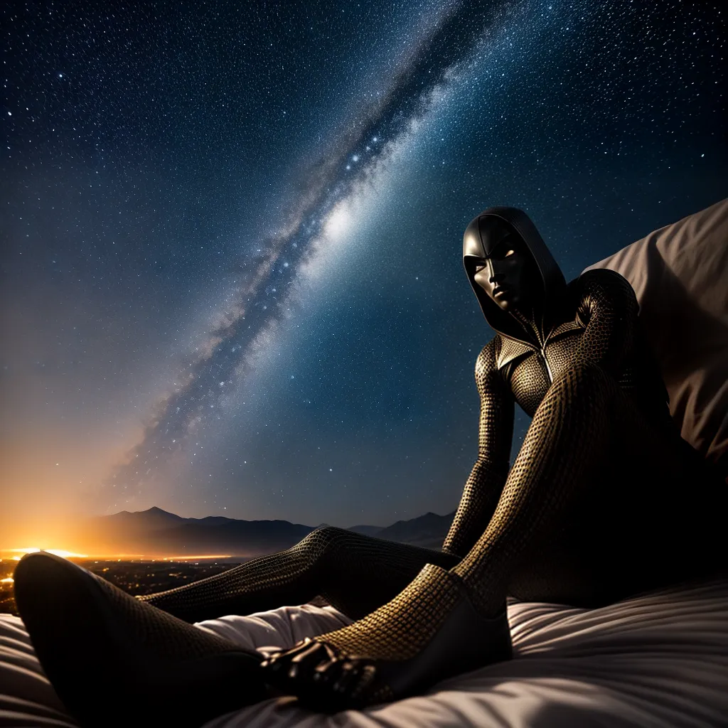 Sonhar com Extraterrestre: Qual o Significado? 5 Fotos sono luz estrelas silhueta alienigena