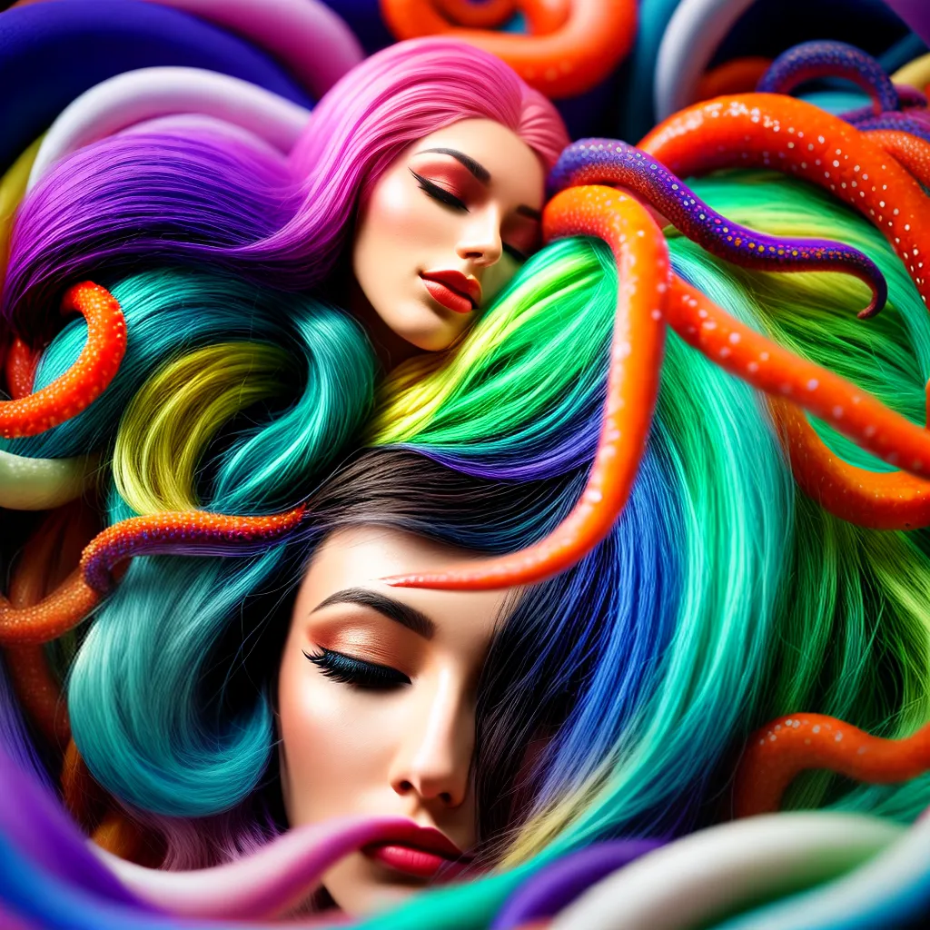 Os Mistérios do Subconsciente: Interpretação de Sonhar com Polvo 2 Fotos sono octopus pensamento colorido