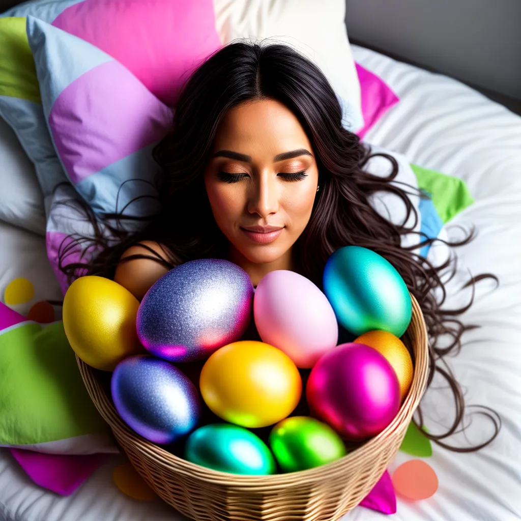Título 3: Sonhar com Cesta de Páscoa: O Que Significa? 2 Fotos sono pascoa cesta ovos doces