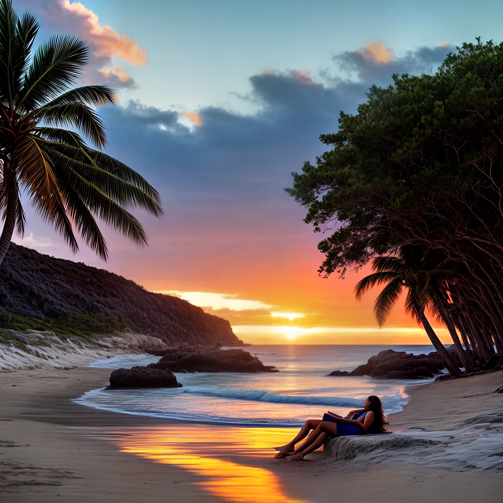 Desvendando o Mistério do Sonho: Significados e Roteiros de Viagem 6 Fotos sono praia palmeiras por do sol
