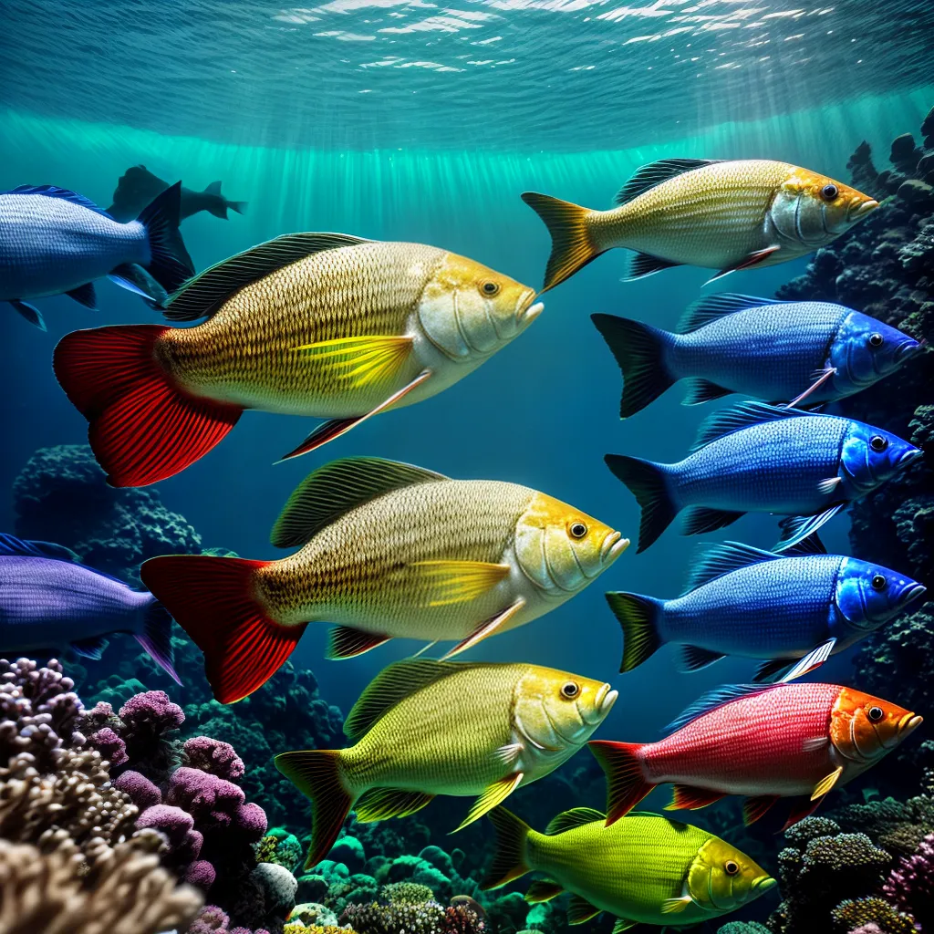 Fotos sono subaquatico peixes cores paz