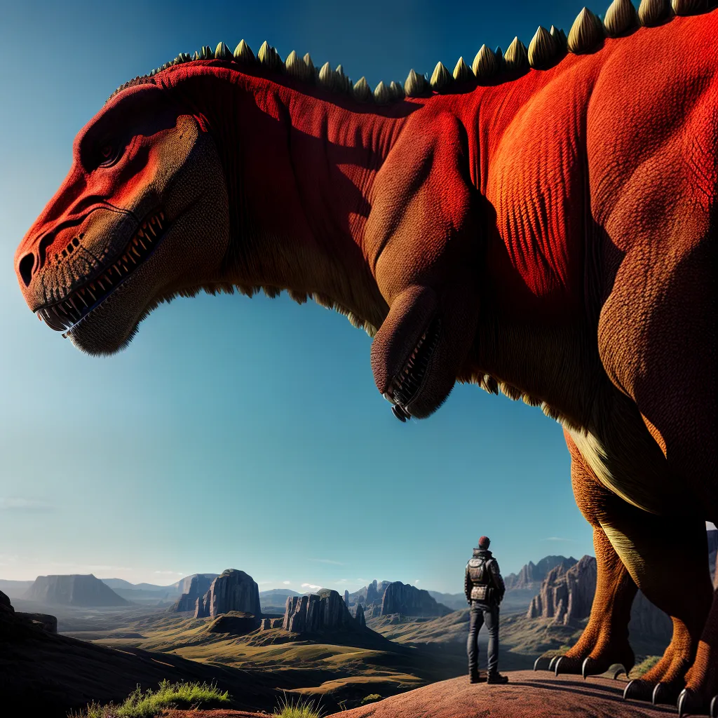O Incontestável Significado dos Sonhos com Dinossauros 3 Fotos sono t rex paisagem prehistorica