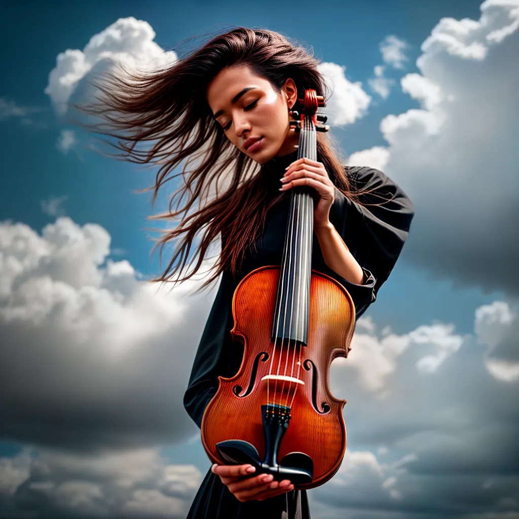Desvende os mistérios por trás de sonhar com Violino 2 Fotos sono violino nuvens notas