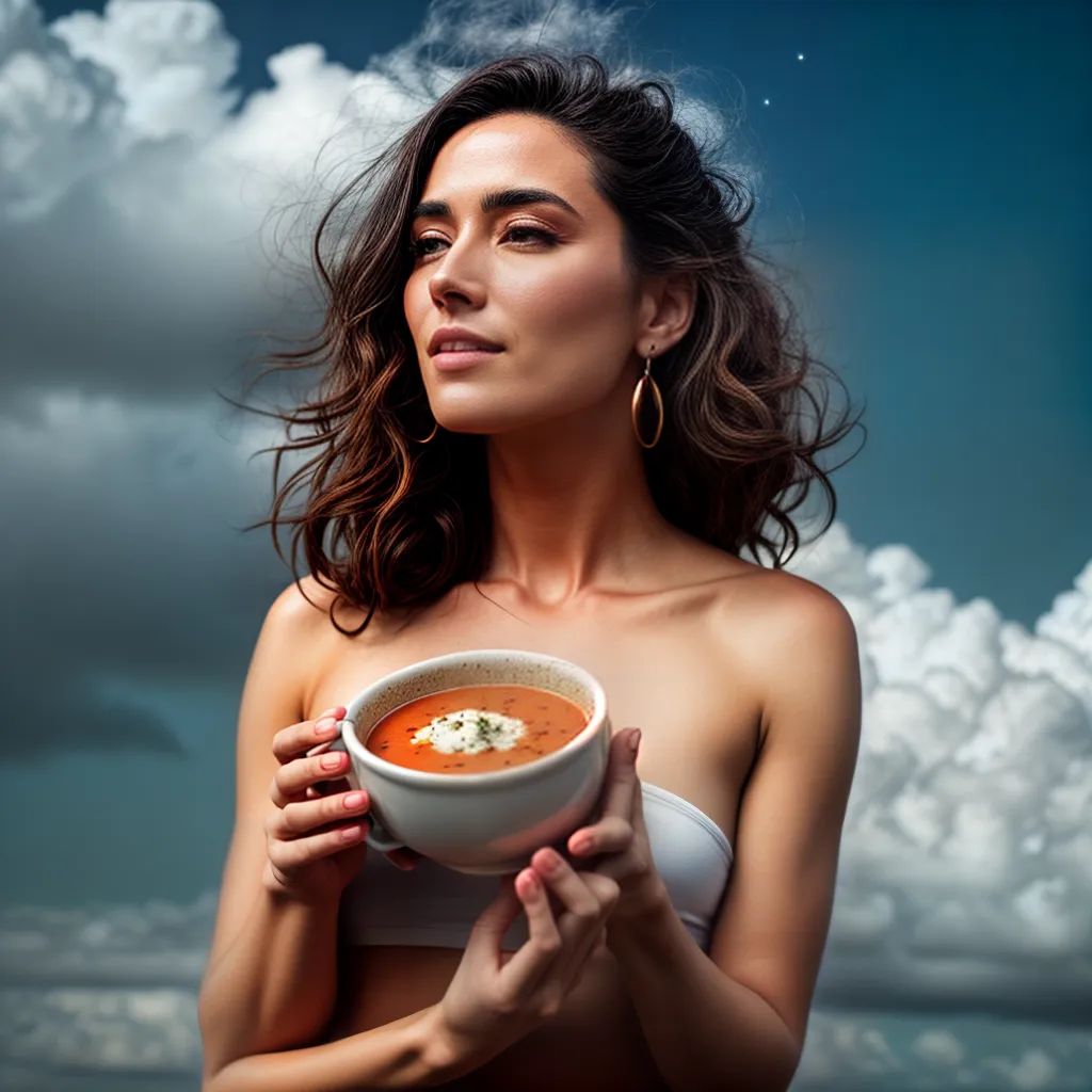 Fotos sopa bisque sonhos simbolos imaginacao