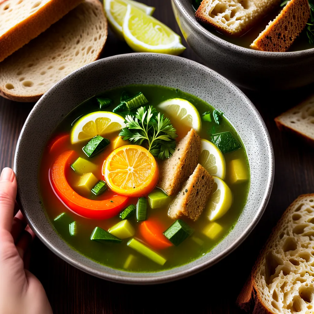 Fotos sopa legumes pao novembro culinaria