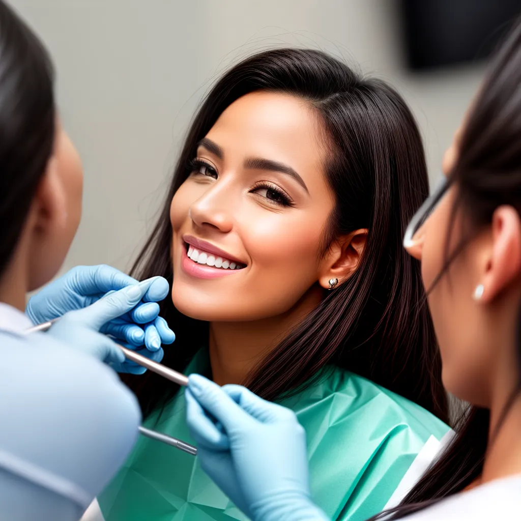 Fotos sorriso confiante dentista