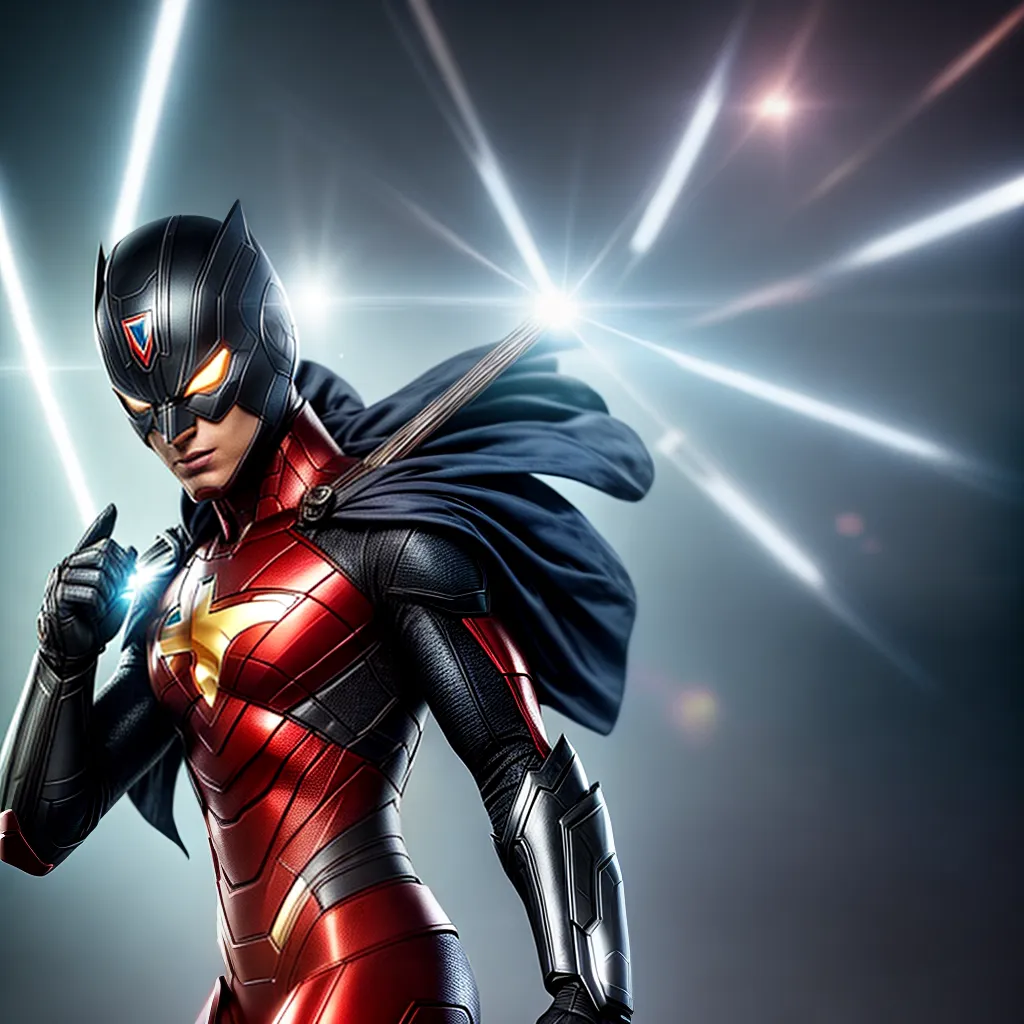 Fotos super heroi espelho transformacao 1