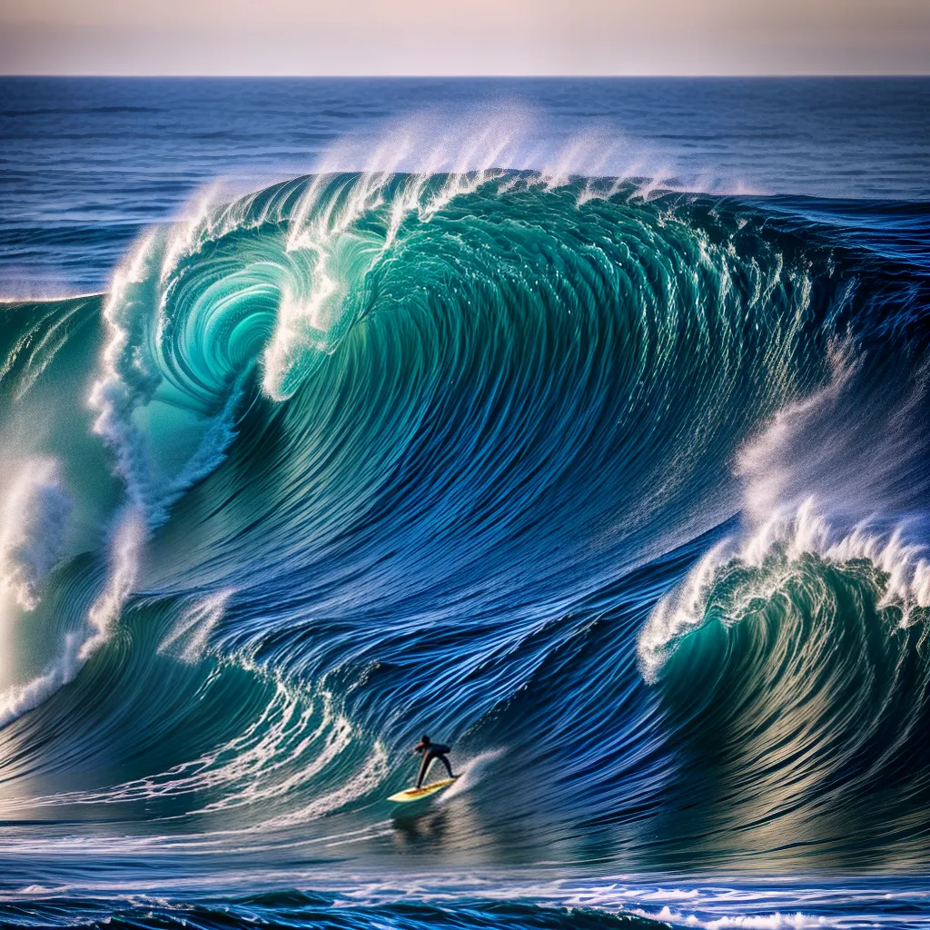 O significado dos sonhos com oceano e surf 2 Fotos surf azul ondas poderosas aventura