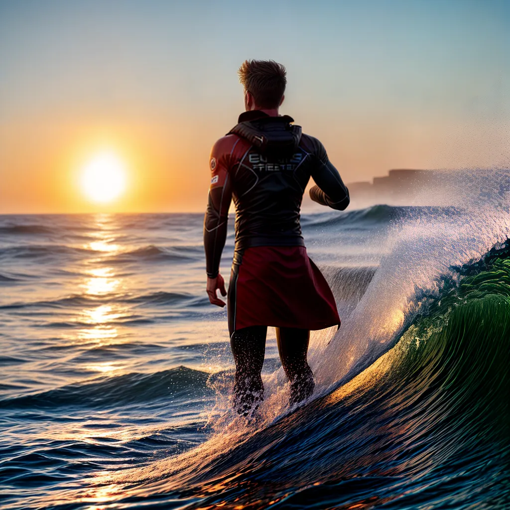 1. Navegando nas Ondas: Qual o Significado de Sonhar com Surf 2 Fotos surf por do sol alegria