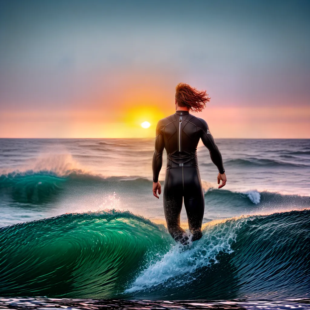 Surfe, Submersão e Simbolismo: Decifrando o Significado de Sonhar. 5 Fotos surf por do sol meditacao desafios