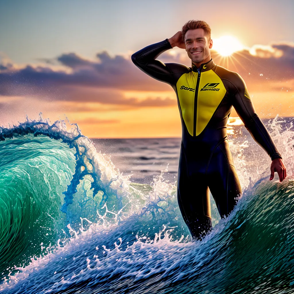 Fotos surf por do sol onda liberdade 2