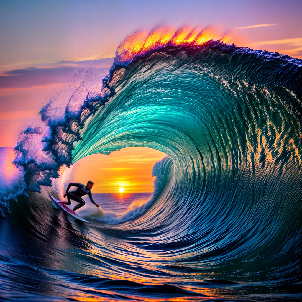 Fotos surf por do sol onda silhueta poder