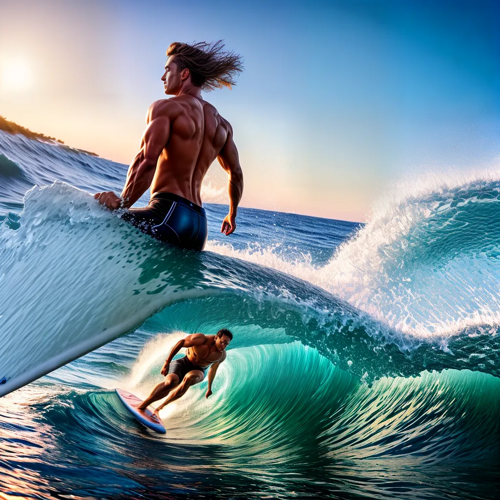 Safira e Surfismo: Desvendando os Significados dos Sonhos 3 Fotos surf por do sol sonhos realizados
