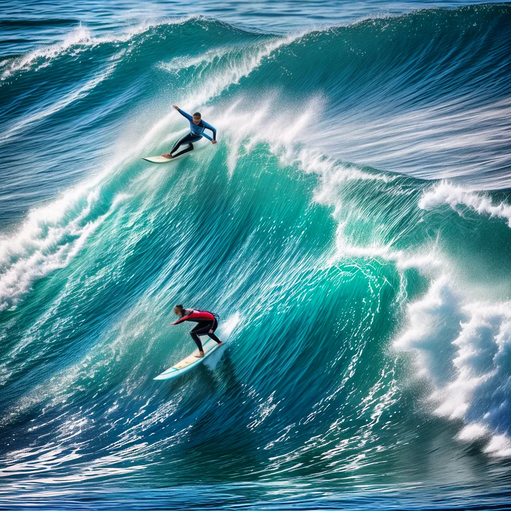 Safira e Surfismo: Desvendando os Significados dos Sonhos 4 Fotos surf sonho azul dourado liberdade