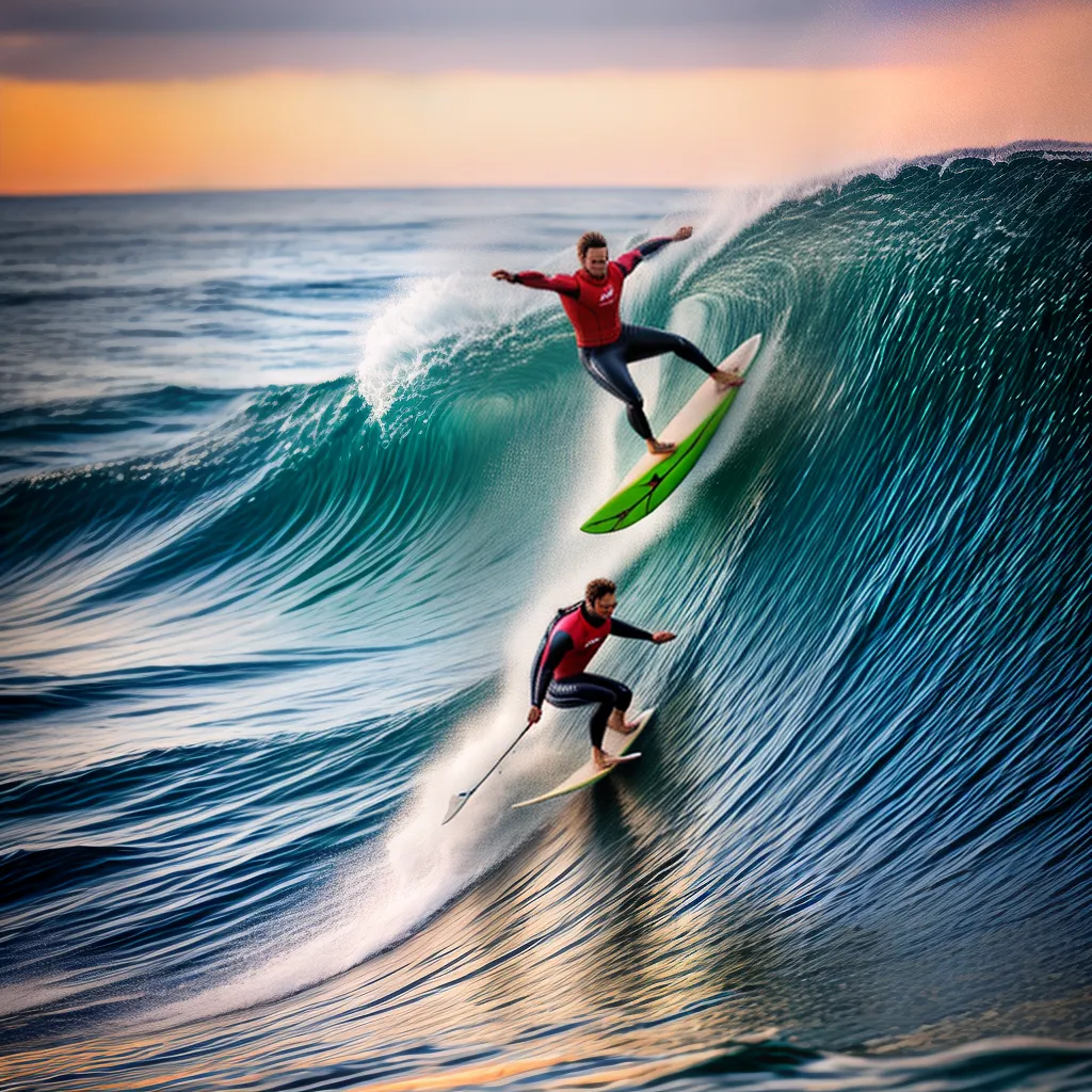 Esperança nas águas: o que significa sonhar com esportes aquáticos? 4 Fotos surf sorriso por do sol positividade