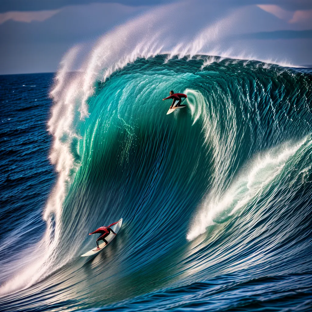 Desvendando o Significado de Sonhar com Ondas Gigantes. 2 Fotos surfar emocoes ondas gigantes