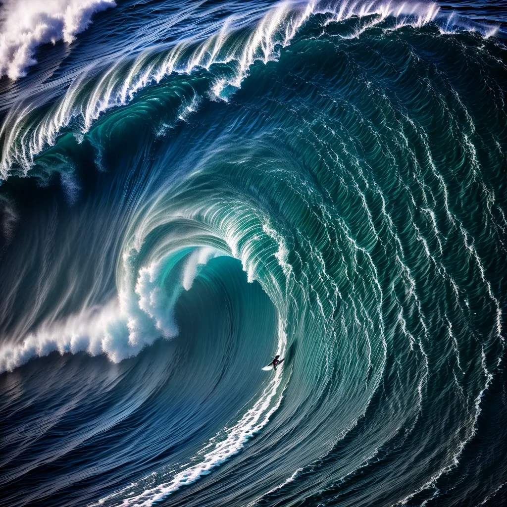 Fotos surfar onda gigante oceano desafio