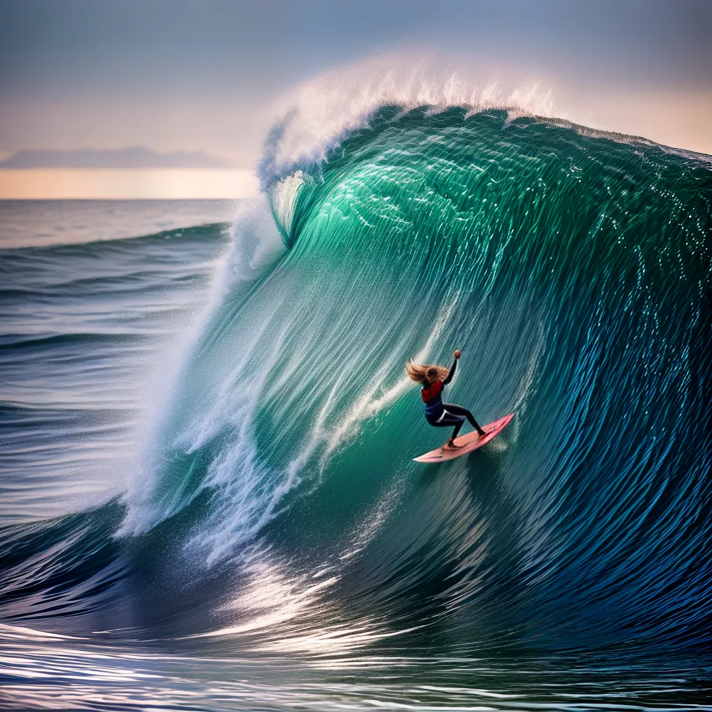 Desvendando o significado de sonhar com o mar durante a prática de esportes aquáticos 4 Fotos surfe harmonia onda natureza aventura