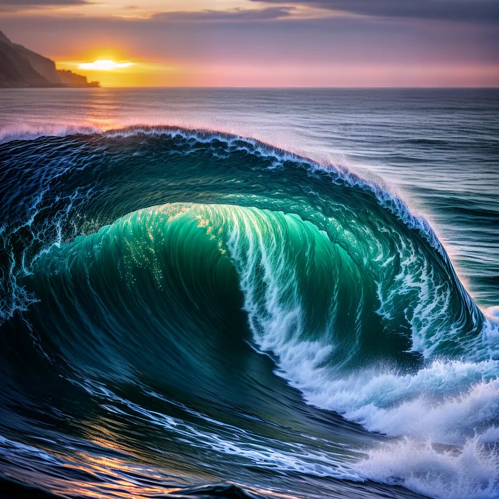 Fotos surfe por do sol onda infinito