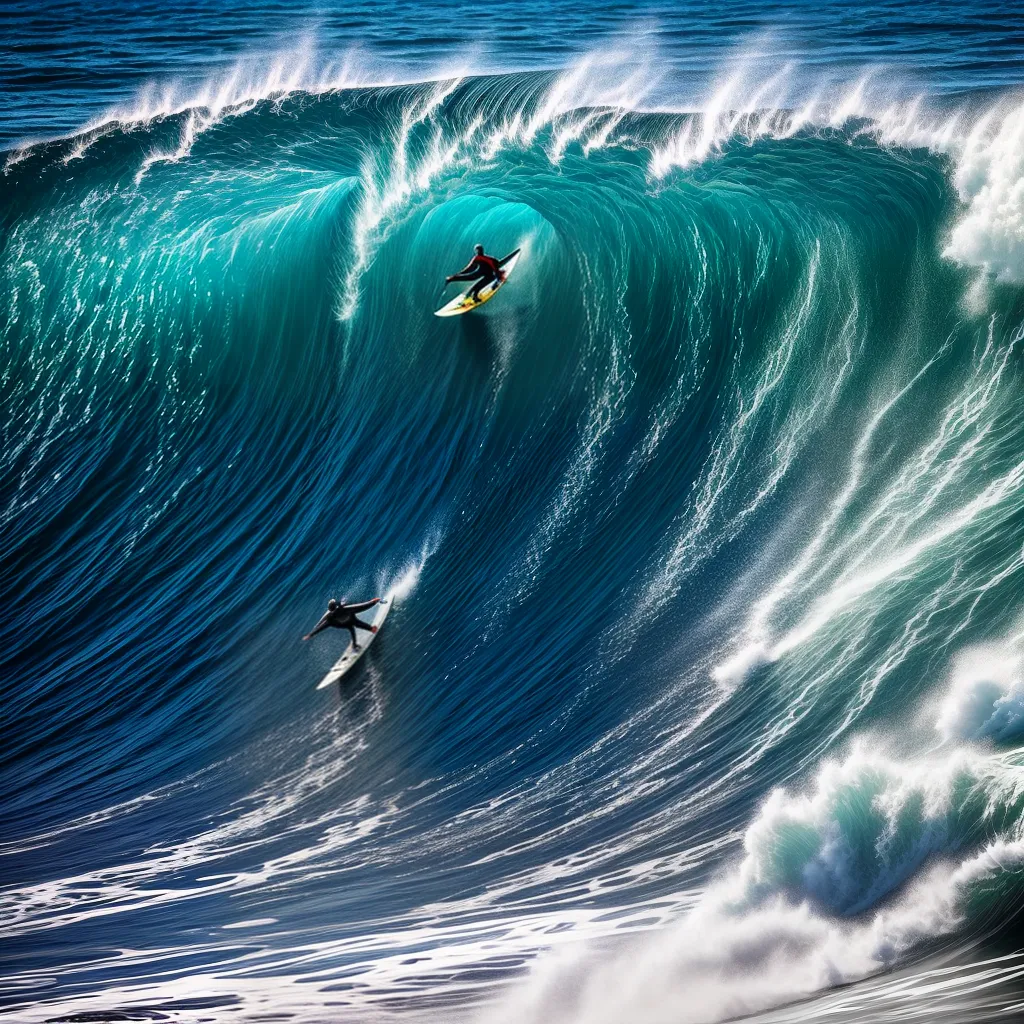 Significado dos Sonhos com Surfe: Acordando o Gigante Interior. 4 Fotos surfista onda gigante