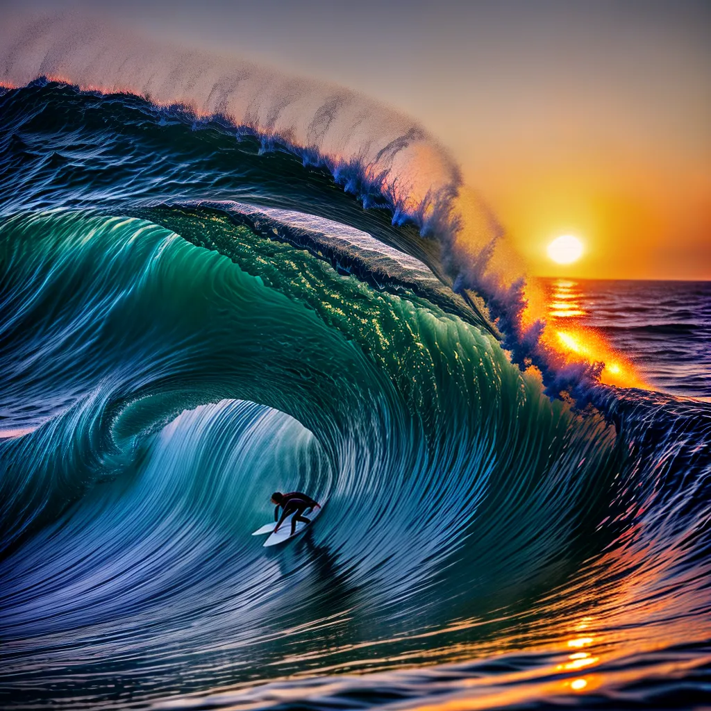 Surfe dos sonhos: descubra o significado de sonhar com ondas 2 Fotos surfista onda por do sol sonhos